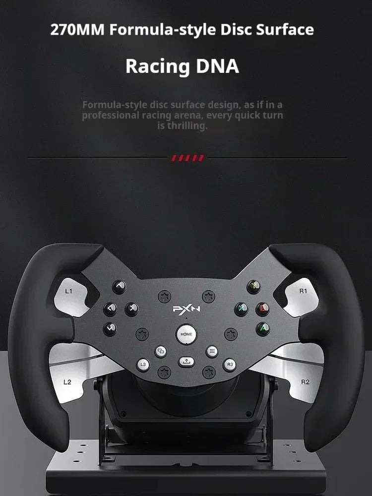 New PXN W V10-F Formula F1 Gaming Steering Wheel Racing Disk Adapted to V10/V10Pro Steering Wheel Racing Man Gifts pxn w v10-f