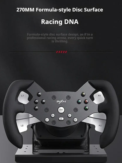 New PXN W V10-F Formula F1 Gaming Steering Wheel Racing Disk Adapted to V10/V10Pro Steering Wheel Racing Man Gifts pxn w v10-f