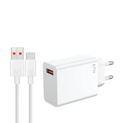 Xiaomi Charger 67W EU Original Fast Charge Power Adapter 6A Type C Cable For Xiaomi 12 11 POCO X5 X4 Pro Redmi Note 9 10 11 Pro