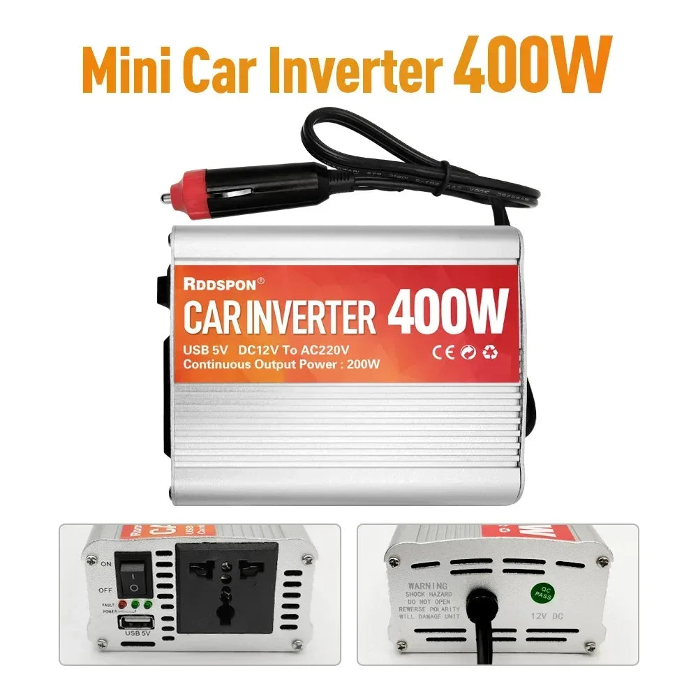 Car Inverter 12V 220V 200W-1000W AC Power Converter With 5V USB Sine Wave Car Inverter Charger Conversion Equipment