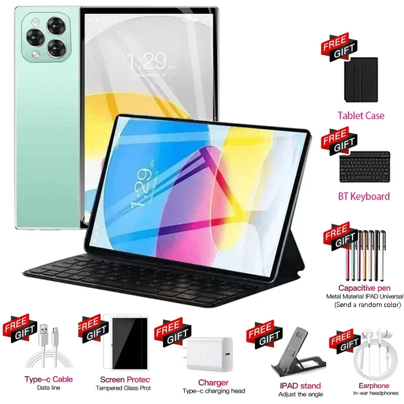 Original Tablet iPad Air Pro 11 Inch 22GB RAM 2TB ROM tablet Android 14 Pad Tablet PC Phone Dual SIM Wifi Multifunction Tab PC