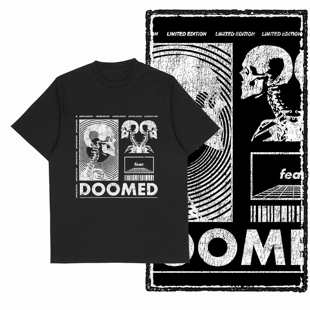 Coolmind U4 Streetwear Cool Print Exclusive Graphic T shirt fo men 100% Cotton Big Size vintage BLACK men's novelty tee shirt