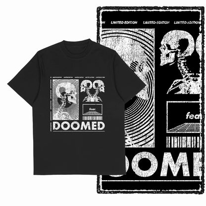 Coolmind U4 Streetwear Cool Print Exclusive Graphic T shirt fo men 100% Cotton Big Size vintage BLACK men's novelty tee shirt