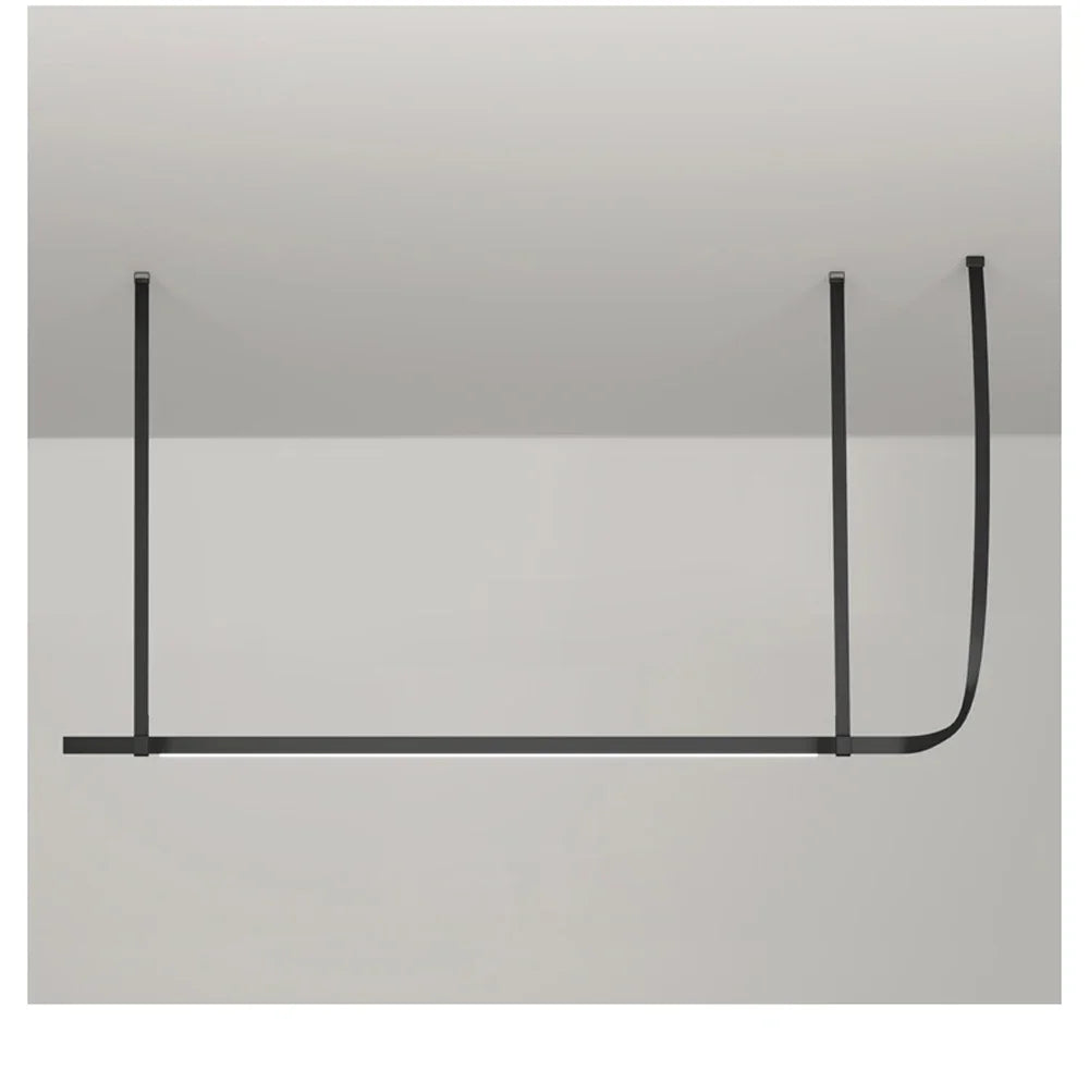 Minimalist LED Leather Pendant Chandelier Dining Table Hanging Lamp Office Pendant Lamp For Hotel Chandeliers Belt Home Decor
