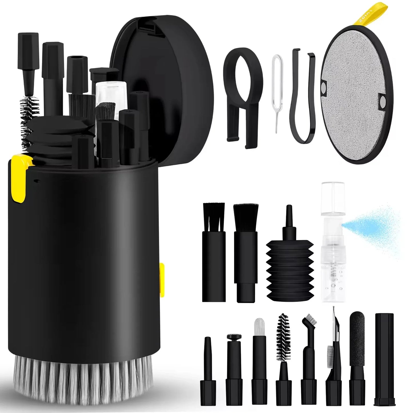 20-in-1 Multifunctional Phone Cleaning Kit Portable Mini Cleaning Brush Tool for iPhone AirPods Mechanical Keyboards Phone scree