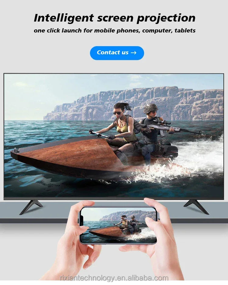 43 55 65 75 Inch Smart Tv Android Wifi T2S2 4K Smart Television 60 75hz High Definition For Home