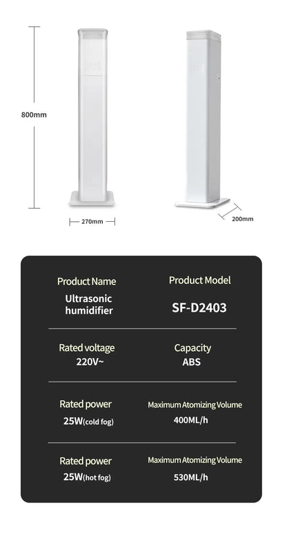 2025 New 13L Smart Humidifier with Warm Mist & Cool Mist Dual Mode, 360° Nozzle Energy Saving, Easy Clean for Home Office