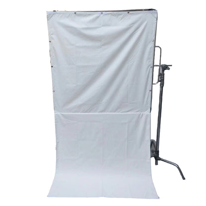 4'x4' 4x4 Ultra Bounce black / white 2in1 Floppy Flag 48"x48" (Cloth Only, without frame)