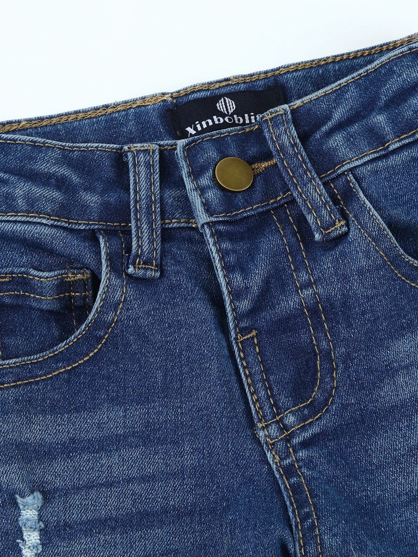 Boy Solid Slim Jeans Toddler Baby Casual Denim Pants Child Soft Trousers Kids Clothing Spring Autumn Birthday Gift