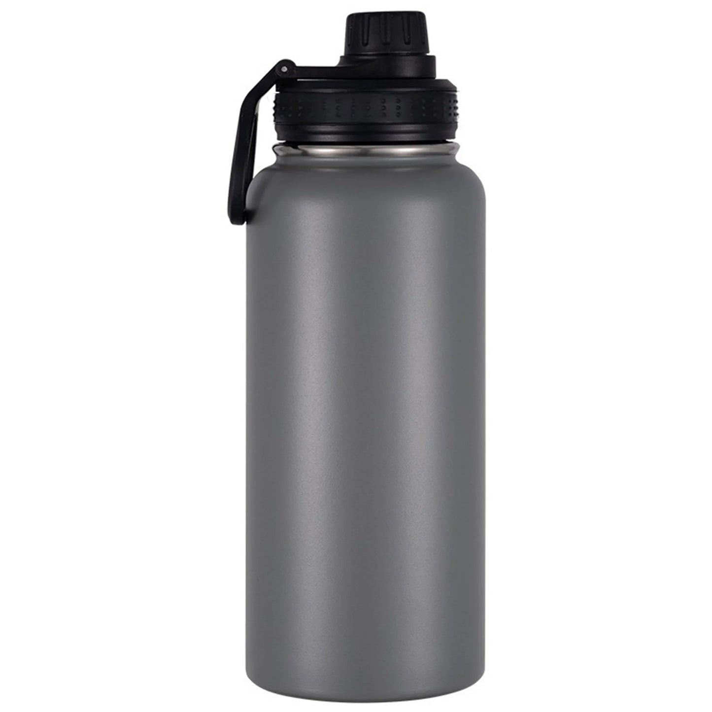 1 40oz Sports Portable Water Bottle, Suitable for Outdoor Camping and Other Sports, Cold-Keeping Bottle, Space Bottle, 1200ml Wide-Mouth Bottle, with Three-Finger Lid, Cycling Water Bottle