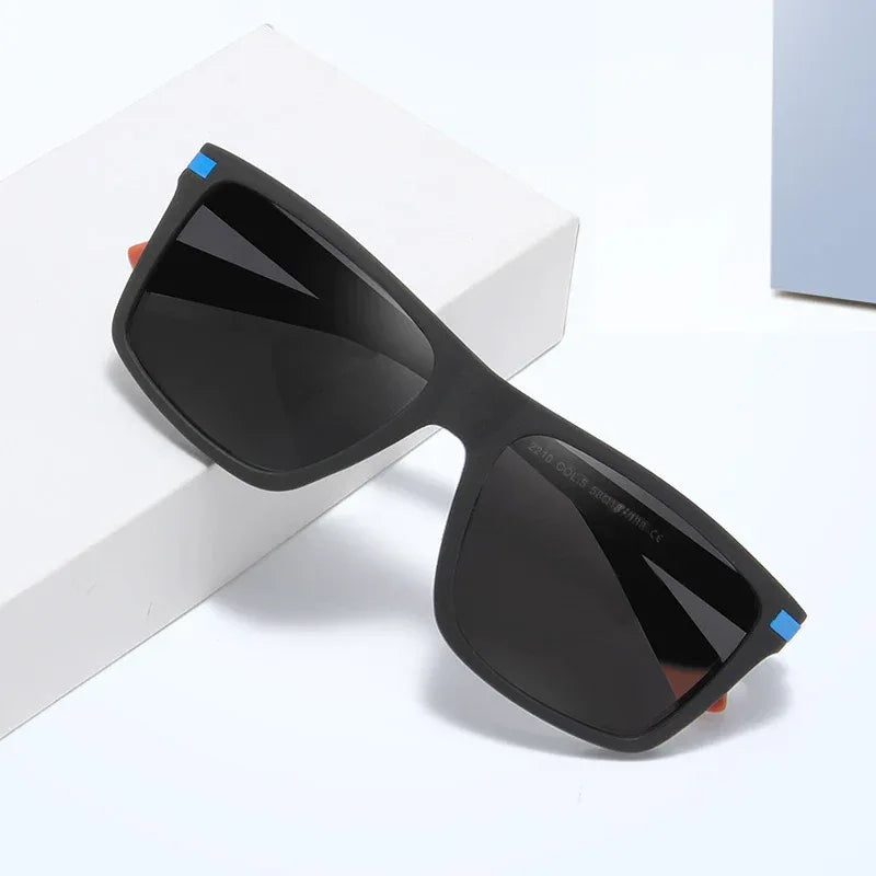 Outdoor Sport Square Nearsighted Sunglasses With Diopters Driving Anti-Glare Prescription Sun Glasses For Men 0 -0.5 -0.75 To -6