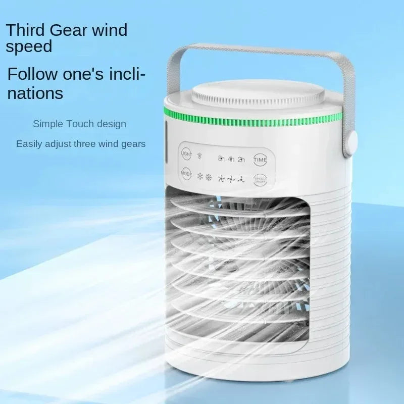 Desktop Air Conditioner Portable Air Conditioner Small Air Cooler Hydrocooling Portable Air Adjustment for Office Cooling Fans