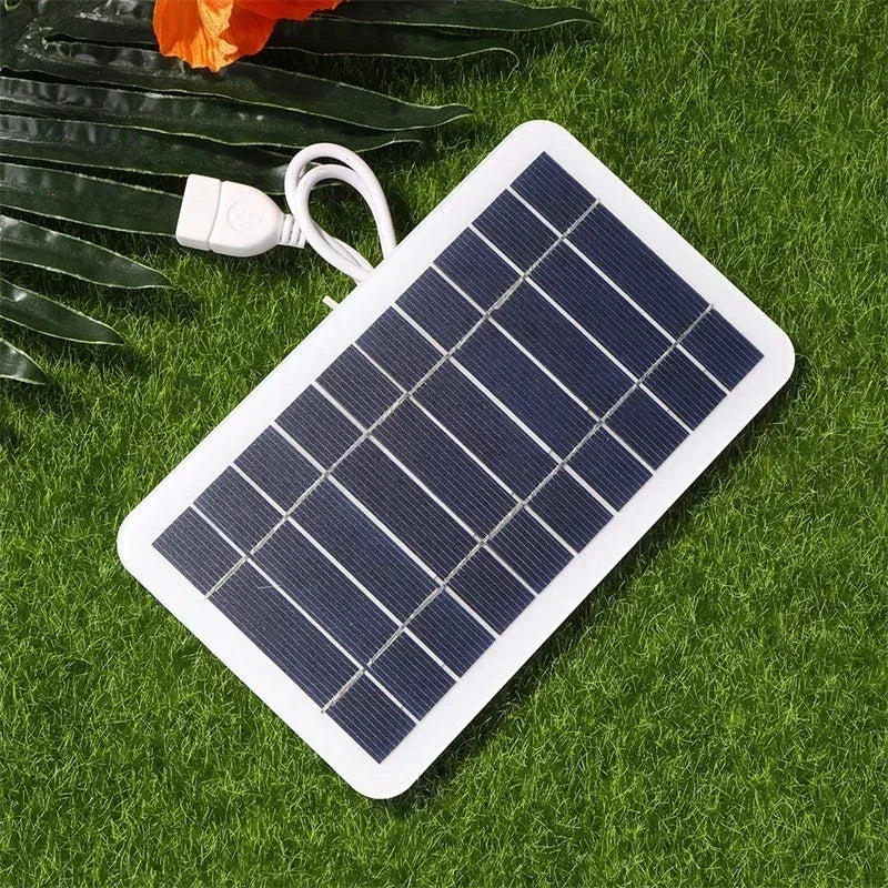 2-15W 5V USB Type-C Solar Panel Charger Kit Portable Flexible Lightweight Mini System for Phones Power Banks Car Camping Hiking