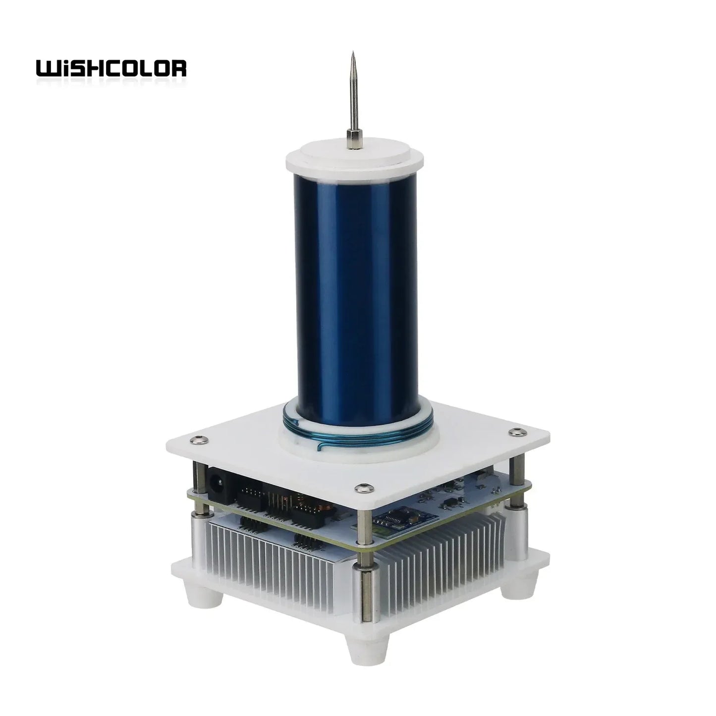 Wishcolor YSKJ-36 Blue/Golden Double Class E Tesla Coil with 10cm Thin Arc Support Music Bluetooth Playback