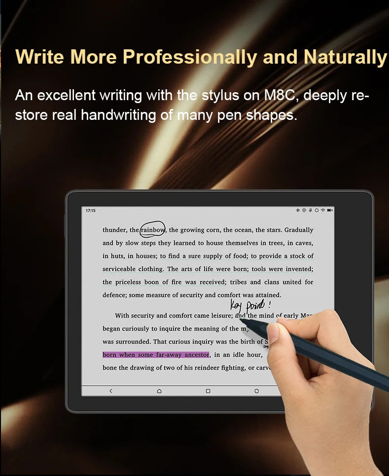 Meebook M8C 7.8" color ink  Android 14 Ebook reader электронная книга  with google play store and fast refresh 4G RAM 64GB ROM