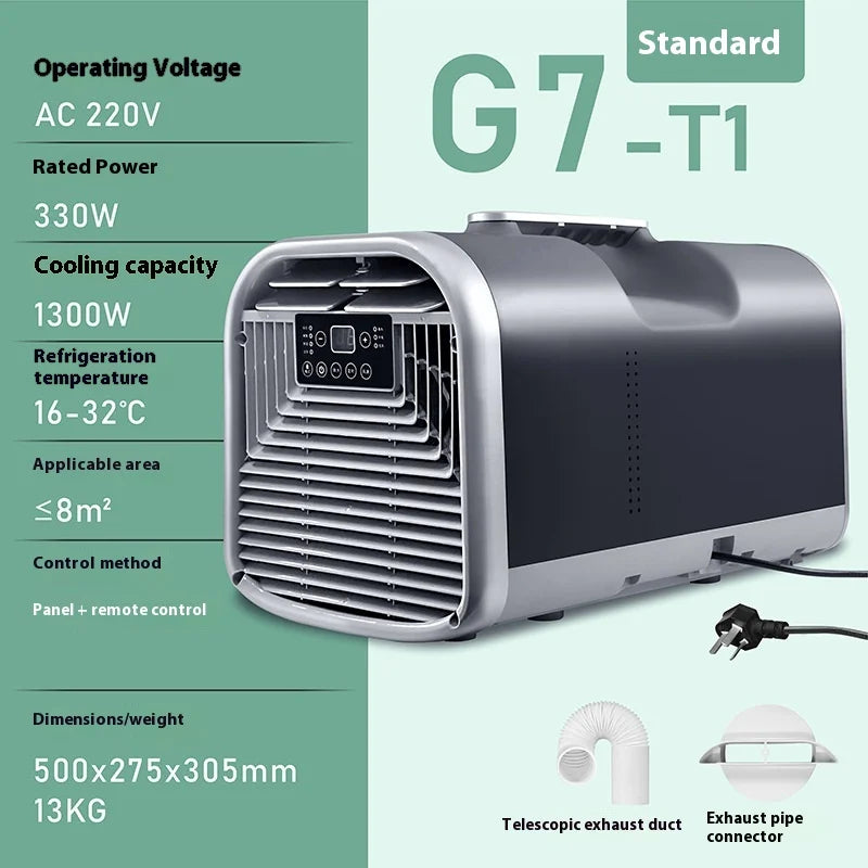 G7-T1/G7-V1 Mobile Air Conditioner Mobile Compressor Airconditioning Portable Camping Outdoor Low Consumption Conditioner
