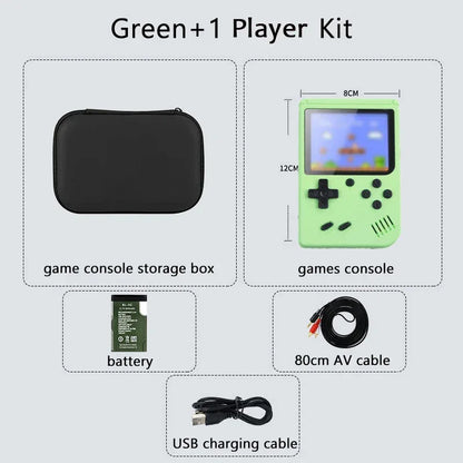 Built-in 400 FC Games with Portable Case 3.0 Inch LCD Screen Video Game Player Kids Boys Gift for Retro Handheld Game Console