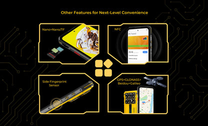 OUKITEL WP60 10000mAh Rugged Phone 7.2” HD+ Display 48GB(16+32) +512GB MTK 7025 Smartphone Android 15, 108MP Camera, NFC, 120Hz