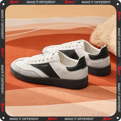 Xtep Skateboarding Shoes Non-Slip Wear-Resistant Casual White Couple Skate Sneakers Male Female Luxury Brand Shoes 881219319851