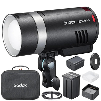 Godox AD II Series Out-door TTL Flash AD100/200/300/400/600PROII For Nikon Canon Sony Fuji Olympus LED Modeling Lamp