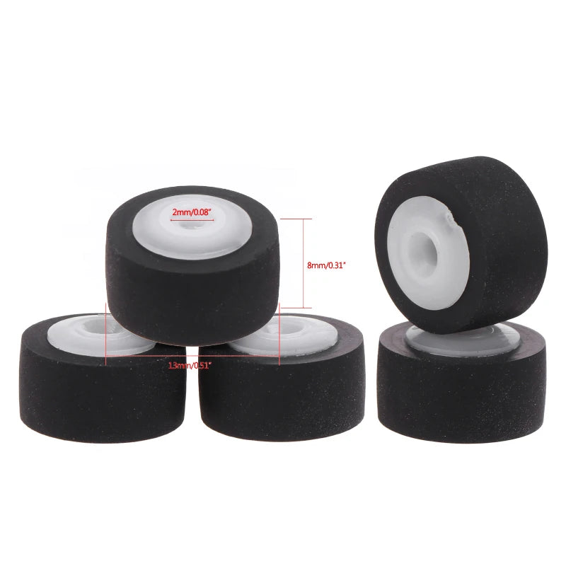 13mmx8x2 Car Press Belt Cartridge Audio Radio Tape Recorder Movement Rubber Pinch Roller Stereo Cassette Deck Wheel