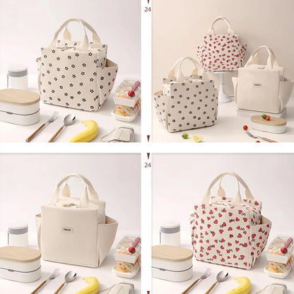 This lunch bag, insulated lunch box, reusable leak-proof large refrigerated handbag is suitable for both men and women. A-DH