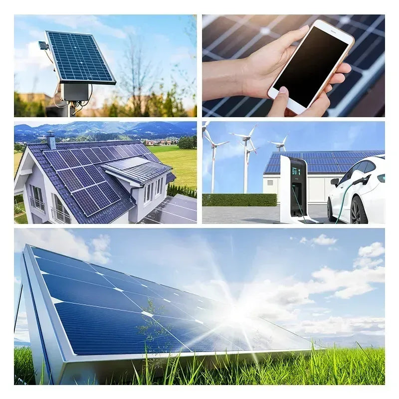 70/40W Foldable Solar Panel 5V USB Portable Battery Charger for Cell Phone Outdoor Waterproof Power Bank for Camping Accessories
