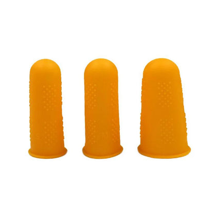 3/10pcs Finger Protector Anti-cut Silicone Gel Tube Hand Bandage Heat Resistant Finger Sleeves Great Cooking Kitchen Tools
