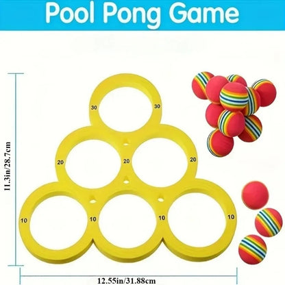 Pool Toy Fun Splash Water Sports Floating Pool Game Toy - Durable EVA Material, Random Color Ball, Perfect for Summer Fun