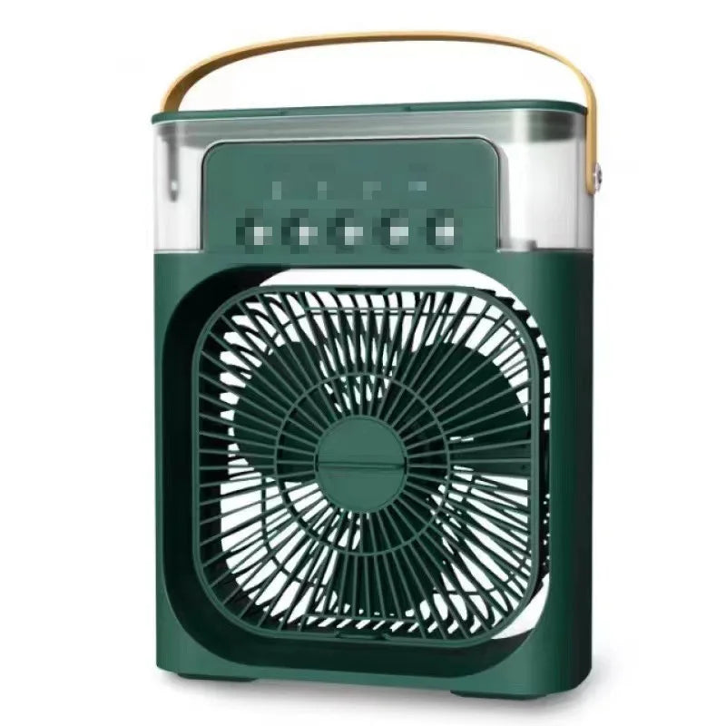3 in 1 Fan Air Conditioner Home Mini Cooler LED Night Light Portable Humidifier Air Conditioning Fan Office Home Fan
