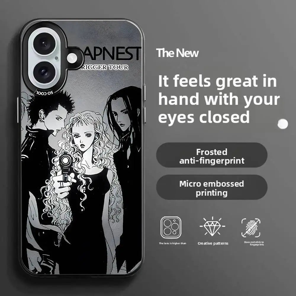 Anime Nana Osaki Phone Case Color-changing Transparent IPhone 11-16 Anti-fall TPU Case, Slim Fit.