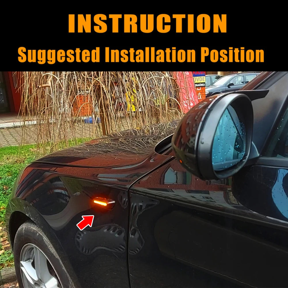Side Marker Light LED Turn Signal For BMW 1 3 5 Series For BMW X3 X1 For BMW X3 For BMW E90 E91 E92 E93 E60 E87 E82 E61 E46