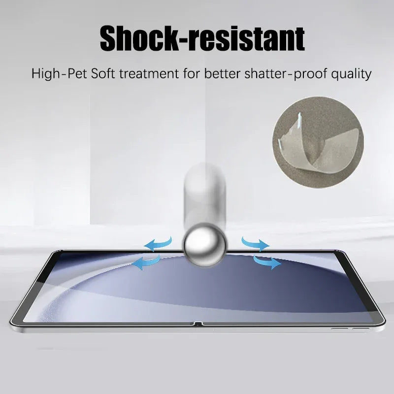 2pcs Pet Screen Protector For Samsung Galaxy Tab S7 Fe S9 Fe A9 Plus S6 Lite S7 S8 S9 A8 Plus Protective Clear Film No Glass