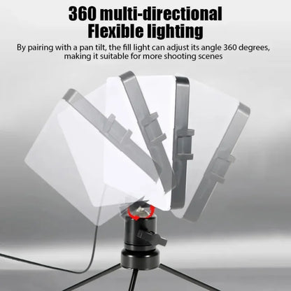 VIKEFON 3000K-6000K LED Photography Video Light Panel Lighting Photo Studio Lamp Kit For Shoot Live Streaming Youbube RGB Filter