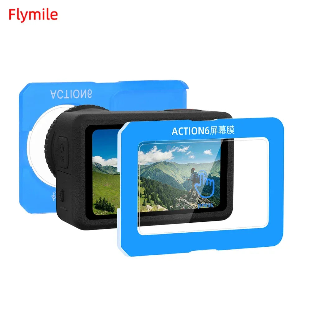 Screen Protector for DJI Osmo Action 6 Anti-scratch Screen Protective Glass Film Ultra-Clear for DJI Action 6 Accessories