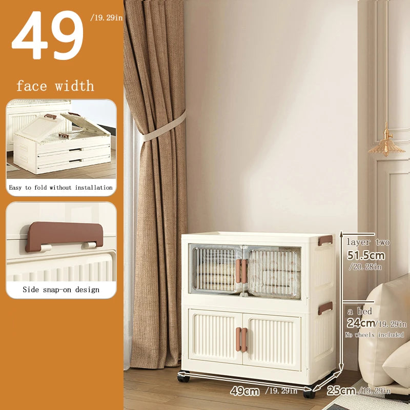 Locker Locker Locker Household Locker Clothes Installation Free Plastic Multi Layer Foldable Large Capacity Practical Cabinet