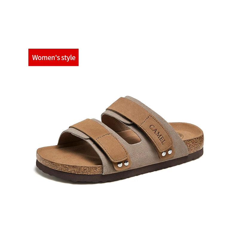 GOLDEN CAMEL Men's Shoes Non-slip Retro Breathable Casual Shoes for Men Women Beach Sandals Summer Fashion Shoes Luxury