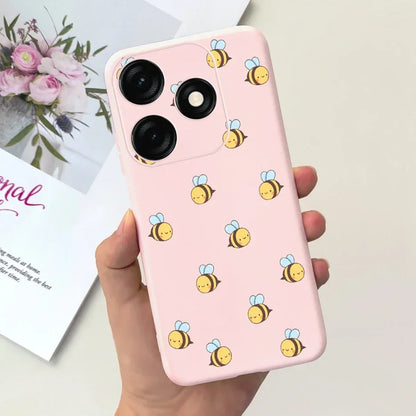 For Tecno Spark 20 Case Spark 20C BG7n Prety Girls Butterfly Painted Phone Case For Tecno Spark 20 Pro Spark20 C Soft TPU Fundas