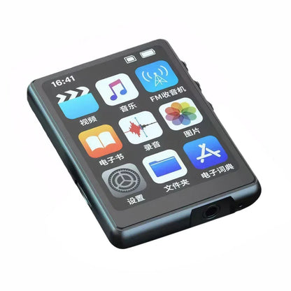 MP3 MP4 Player Full Touch Screen Lossless Music Player Bluetooth-Compatible HiFi MP4 Walkman with Speaker FM/E-book/Recorder