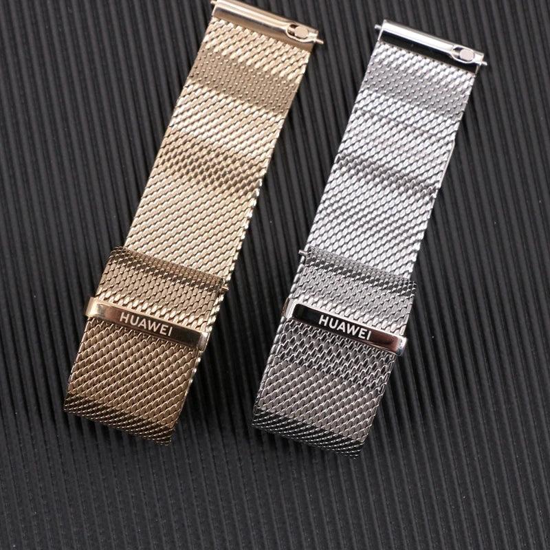 Original Huawei Watch GT4 41mm Milanese Watch Strap GT6 18mm Gold Magnetic Milanese Bracelet for GT5 41mm Stainless Steel Band