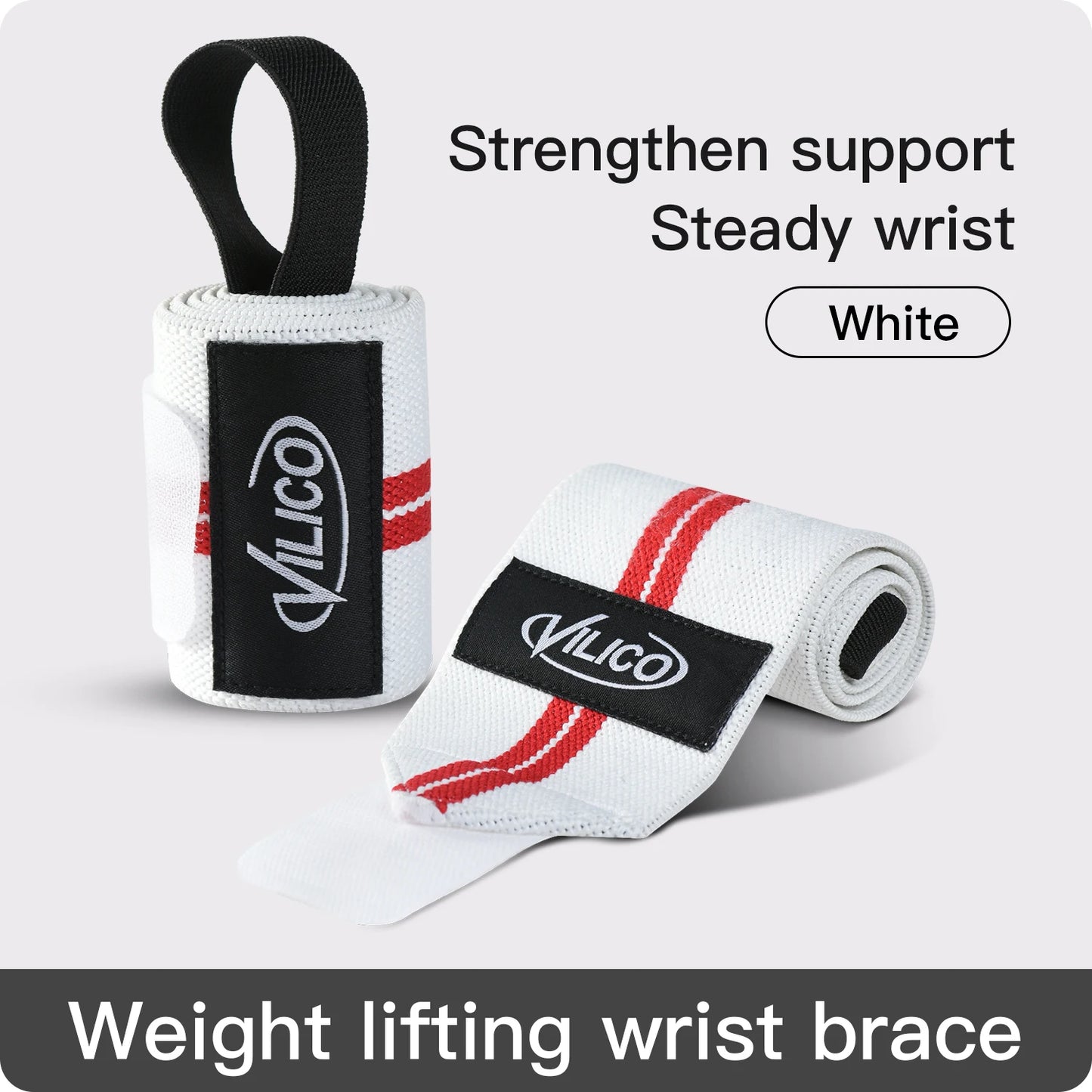 Fitness Wristband Wrapped Design With Adjustable Elasticity to Support and Stabilize The Wrist, Avoiding Wrist Injuries