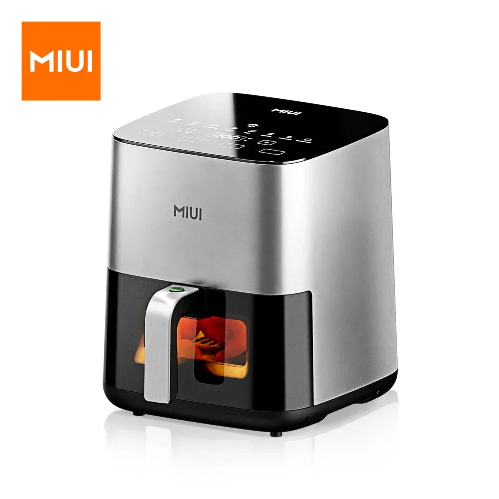 5L Air Fryer with Miui-Cyclone Tech, Electric Hot fryer Oven Oilless Cooker with Touch Control & Nonstick Basket, Visible Window