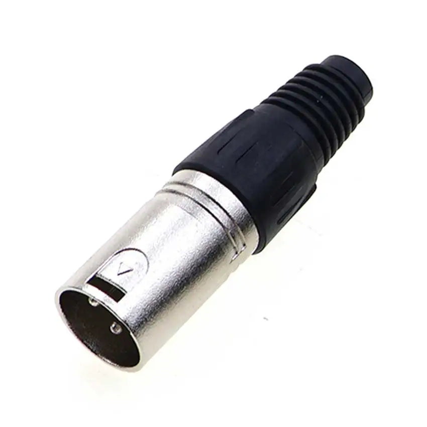 JCD XLR 3pin Male Female Panel Audio Microphone Mixer Plug Jack Connector YS145 YS146 Male Female 3 Core XLR Metal Socket