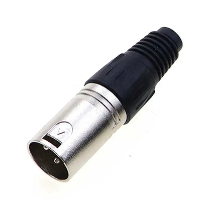 JCD XLR 3pin Male Female Panel Audio Microphone Mixer Plug Jack Connector YS145 YS146 Male Female 3 Core XLR Metal Socket