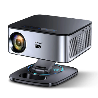 HORLAT 35000Lumenes 4K Android Projector 8K Decode Video Audio Home Theater AutoFocus Keystone 5G WiFi Portable Proyector Beamer
