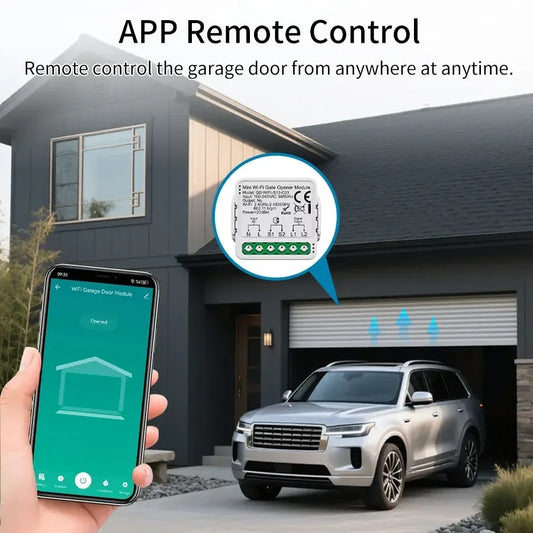 Tuya WiFi Zigbee Garage Door Opener Controller Smart Gate Opener Module Smart Life APP Alexa Google Home Alice Voice Control