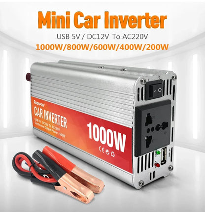 Car Inverter 12V 220V 200W-1000W AC Power Converter With 5V USB Sine Wave Car Inverter Charger Conversion Equipment