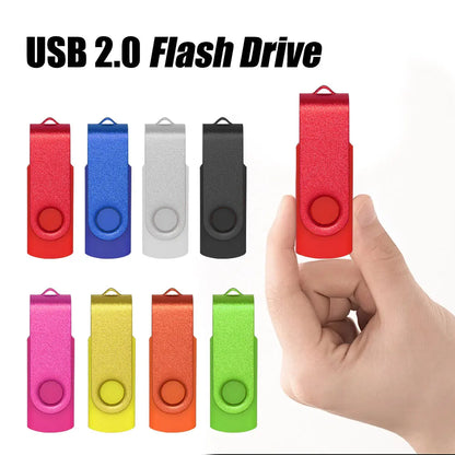 100PCS USB 2.0 Pendrive 128GB 64GB 32GB 16GB 8GB USB Flash Drive 4GB 2GB Free Laser Logo 2.0 USB Flash Drive Stick Best Gift