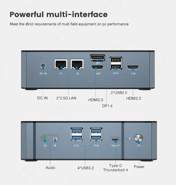Super Deal Mini PC 13th Gen Intel i9-13900H Mini Computers(14 Cores,20 Threads) 64GB DDR4 & 4TB SSD Windows 11 Desktop PC WiFi