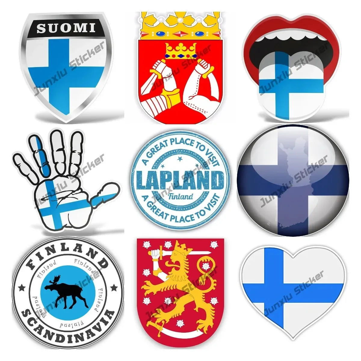 Lombardia Marche Molise Italy Flag Emblem Vinyl Sticker Decoration Naples Napoli Modena Messina Milan Italia Round Seal Flag